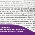 Denuncian retorno de funcionario que habría falsidicado firmas en la Cámara de Diputados