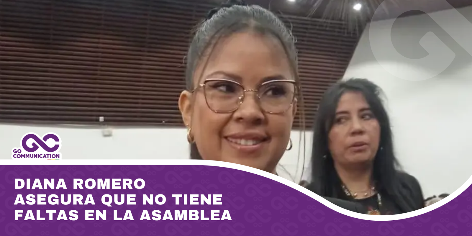 Diana Romero asegura que no tiene faltas en la Asamblea
