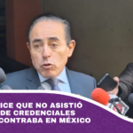 Dockweiler dice que no asistió a la entrega de credenciales porque se encontraba en México