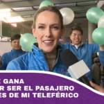 Estudiante gana premios por ser el pasajero 700 millones de Mi Teleférico