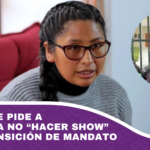 Eva Copa le pide a Eliser Roca no “hacer show” por la transición de mandato