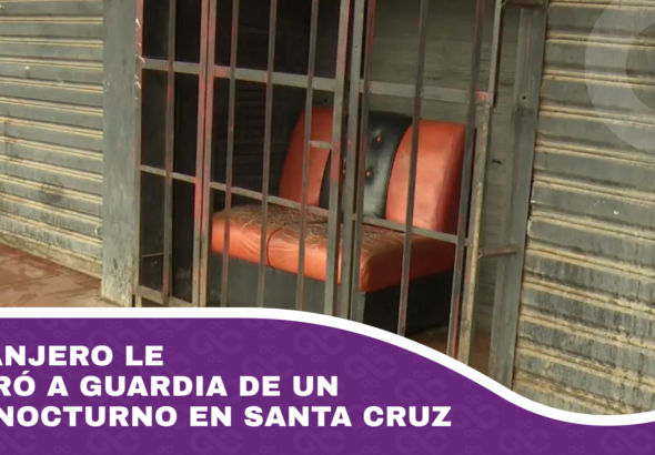 Extranjero le disparó a guardia de un club nocturno en Santa Cruz