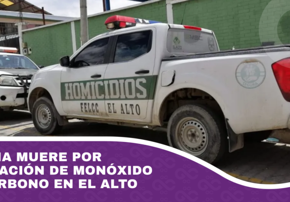 Familia muere por inhalación de monóxido de carbono en El Alto