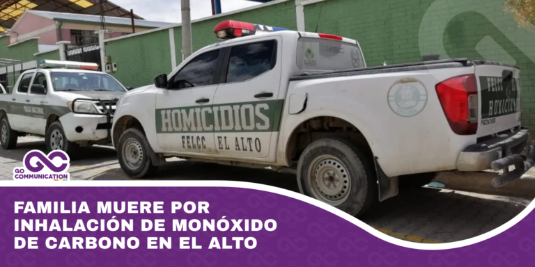 Familia muere por inhalación de monóxido de carbono en El Alto