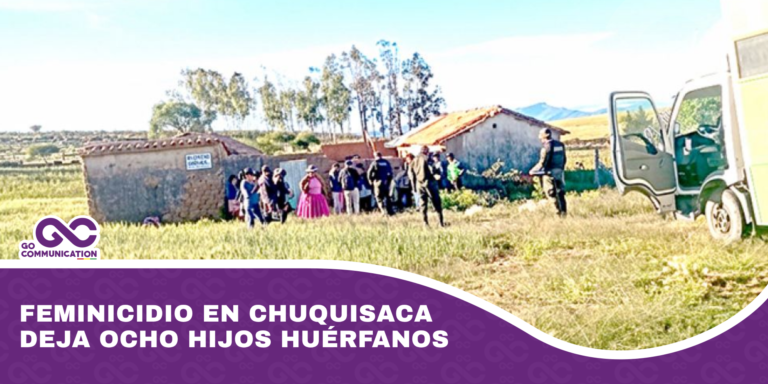 Feminicidio en Chuquisaca deja ocho hijos huérfanos