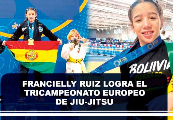 Francielly Ruiz logra el tricampeonato europeo de Jiu-Jitsu