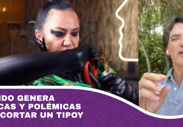 Galindo genera críticas y polémicas tras cortar un tipoy