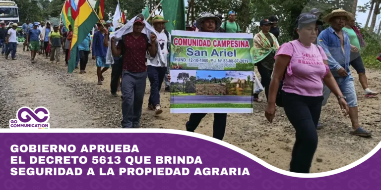 Gobierno aprueba el Decreto 5613 que brinda seguridad a la propiedad agraria