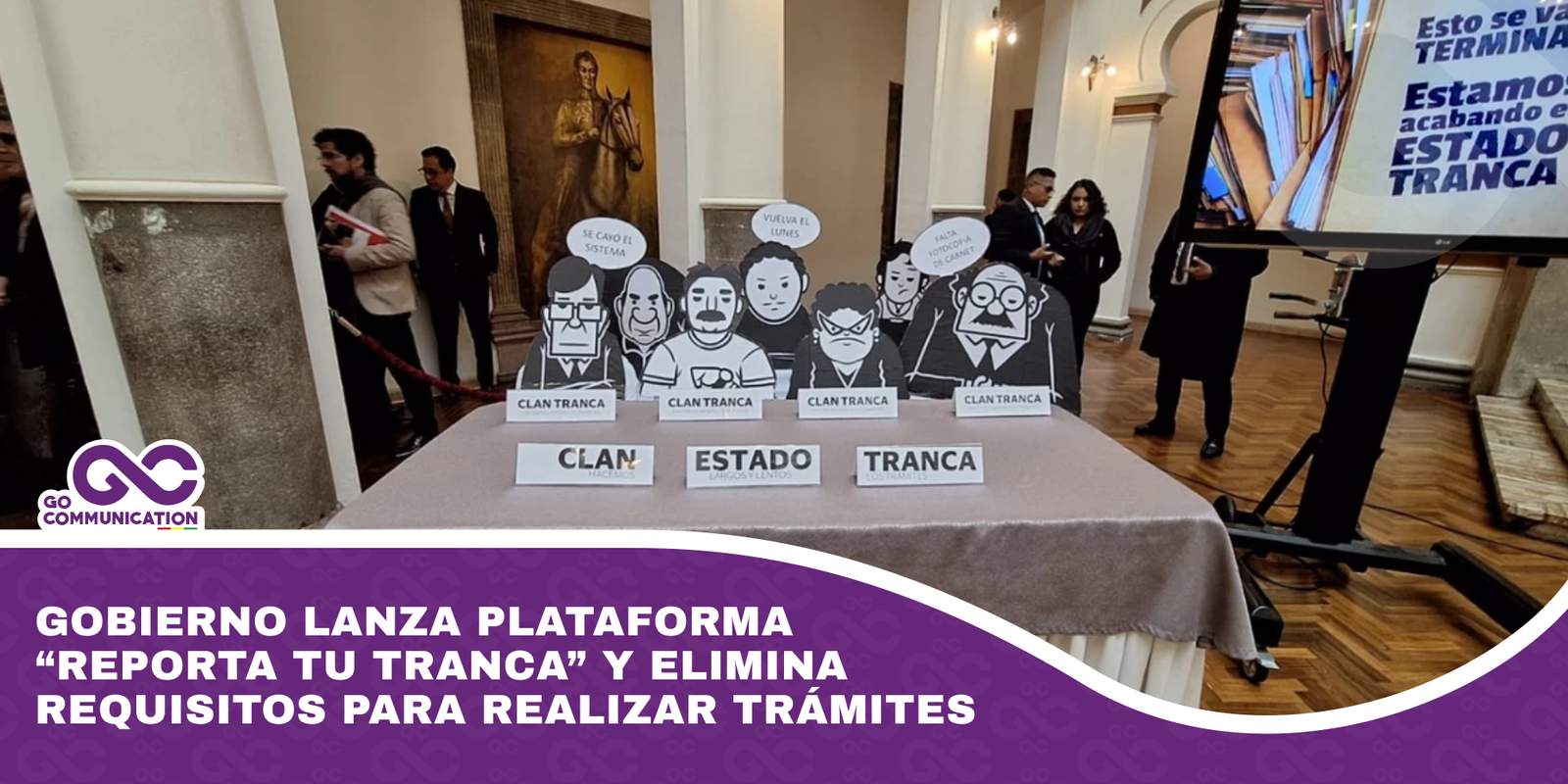 Gobierno lanza plataforma “Reporta tu tranca” y elimina requisitos para realizar trámites