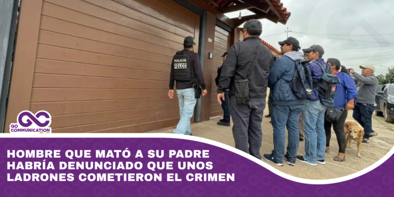 Hombre que mató a su padre habría denunciado que unos ladrones cometieron el crimen