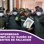 Joven con enfermedad terminal cumplió su sueño de ser policía antes de fallecer