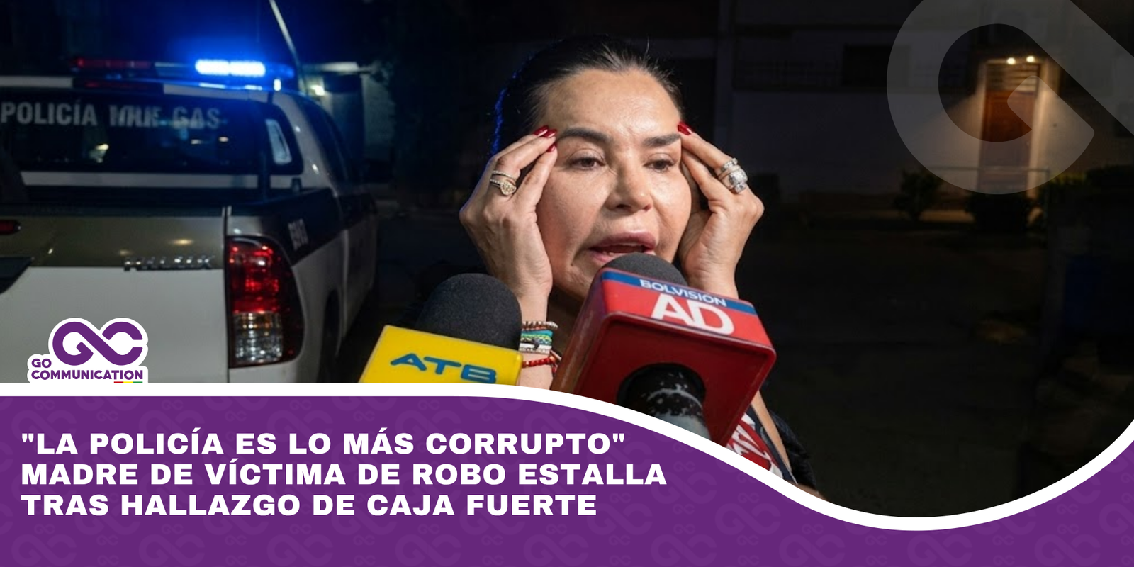 La Policía es lo más corrupto Madre de víctima de robo estalla tras hallazgo de caja fuerte