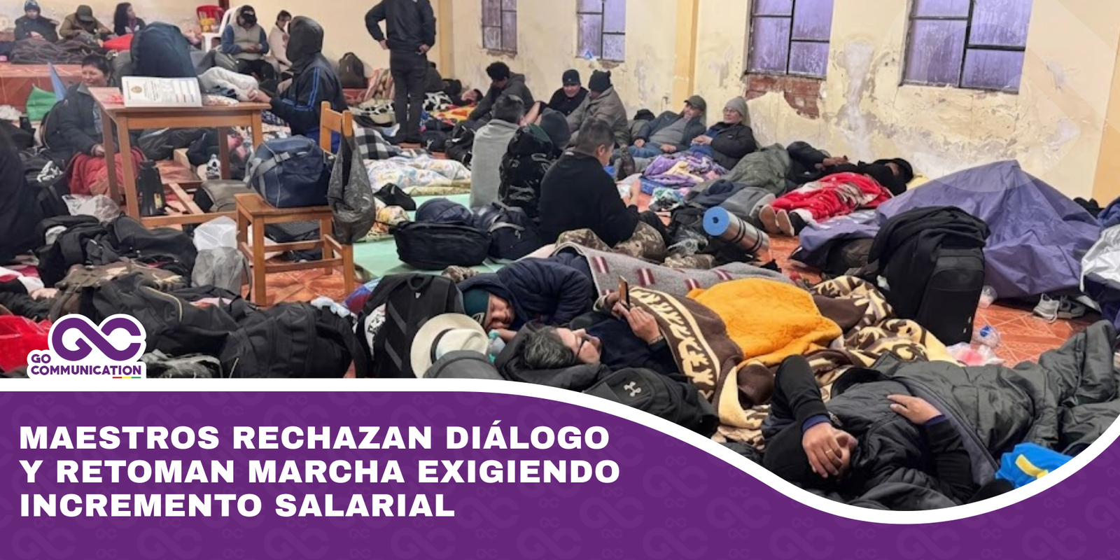 Maestros rechazan diálogo y retoman marcha exigiendo incremento salarial