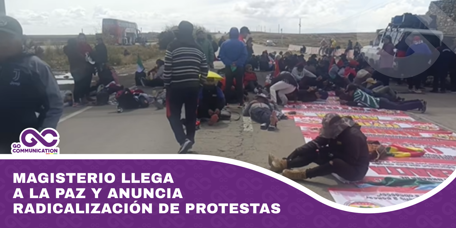 Magisterio llega a La Paz y anuncia radicalización de protestas