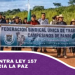 Marcha contra Ley 157 avanza hacia La Paz