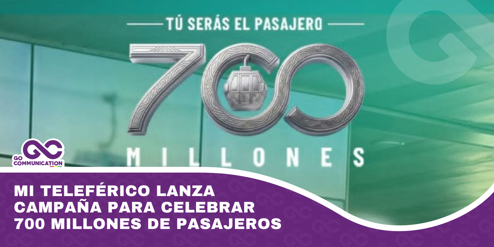 Mi Teleférico lanza campaña para celebrar 700 millones de pasajeros