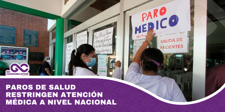 Paros de salud restringen atención médica a nivel nacional