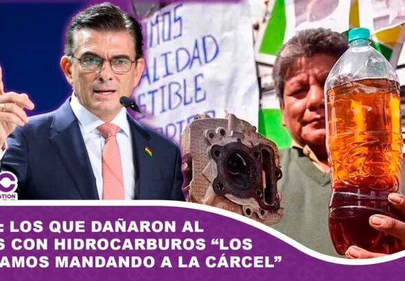 Paz Los que dañaron al país con hidrocarburos los estamos mandando a la cárcel