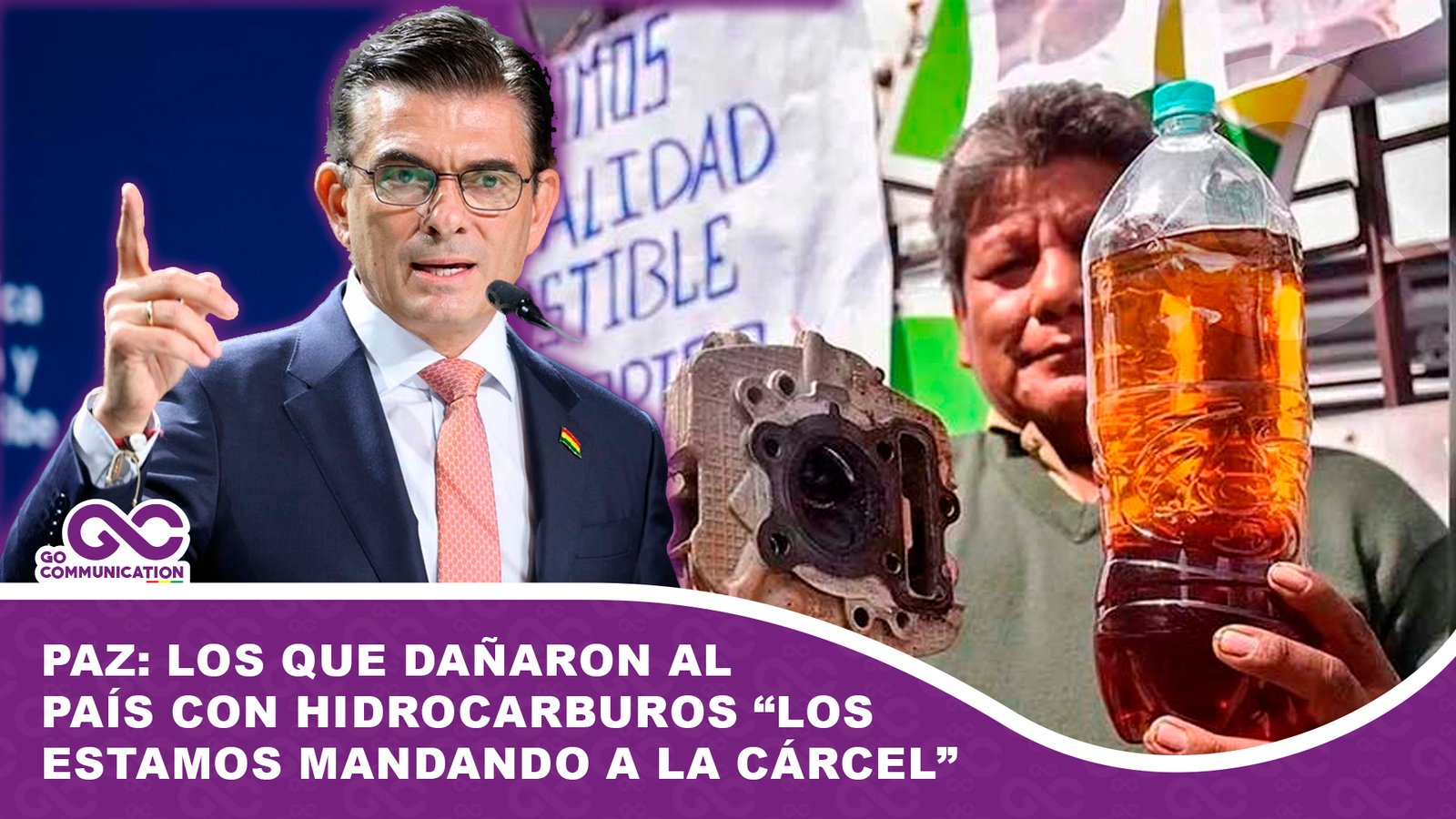 Paz Los que dañaron al país con hidrocarburos los estamos mandando a la cárcel