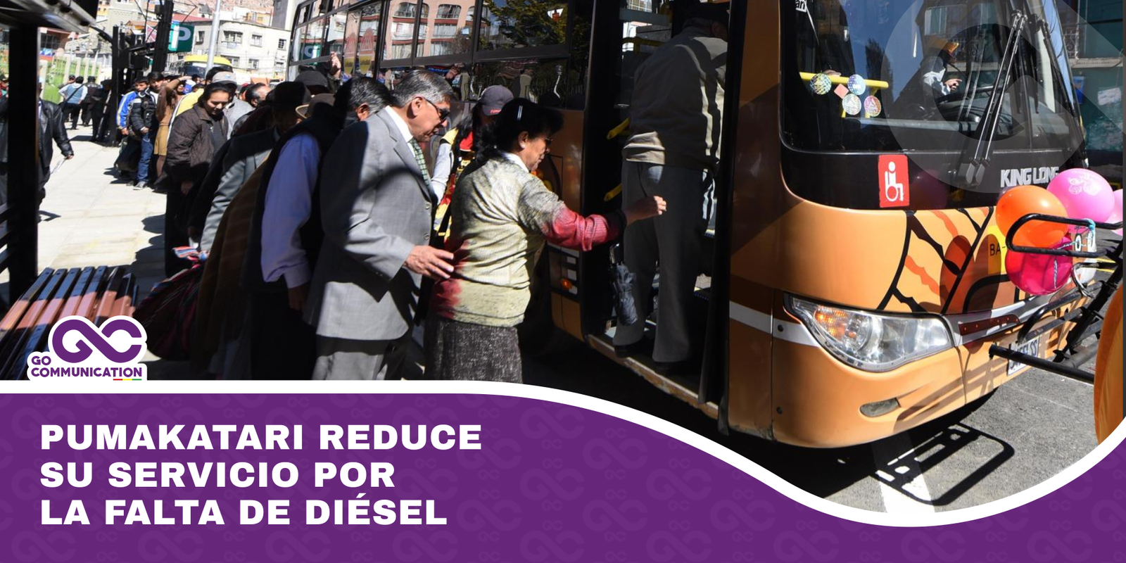 Pumakatari reduce su servicio por la falta de diésel