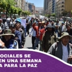 Sectores sociales se movilizan en una semana conflictiva para La Paz