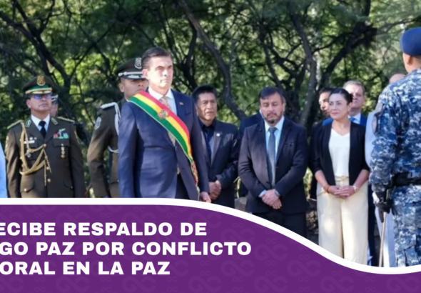 TSE recibe respaldo de Rodrigo Paz por conflicto electoral en La Paz