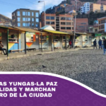 Transportistas Yungas-La Paz suspenden salidas y marchan hacia el centro de la ciudad