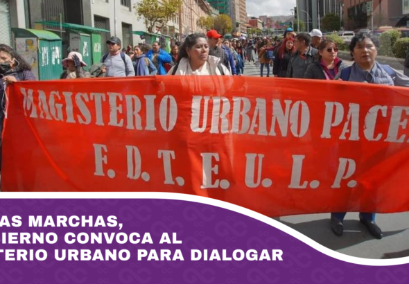 Tras las marchas, el gobierno convoca al magisterio urbano para dialogar