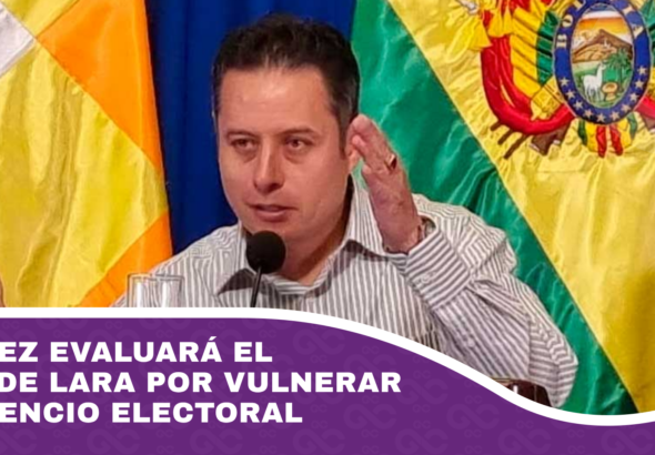 Un juez evaluará el caso de Lara por vulnerar el silencio electoral