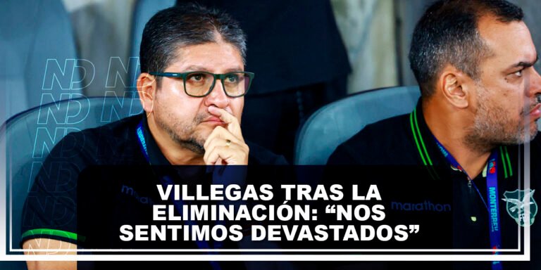 Villegas tras la eliminación Nos sentimos devastados