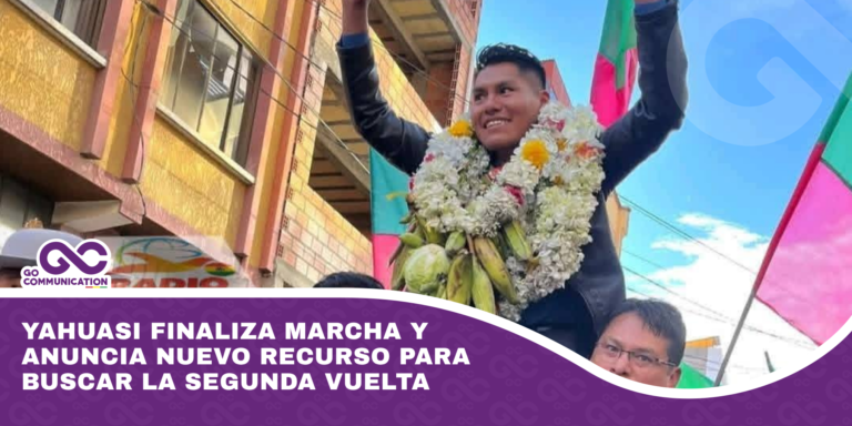 Yahuasi finaliza marcha y anuncia nuevo recurso para buscar la segunda vuelta