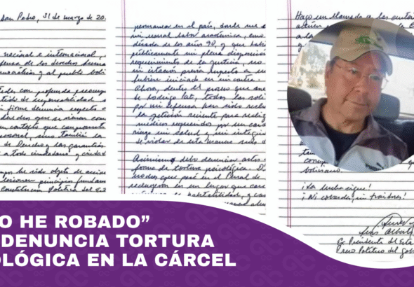 “Yo no he robado” Arce denuncia tortura psicológica en la cárcel