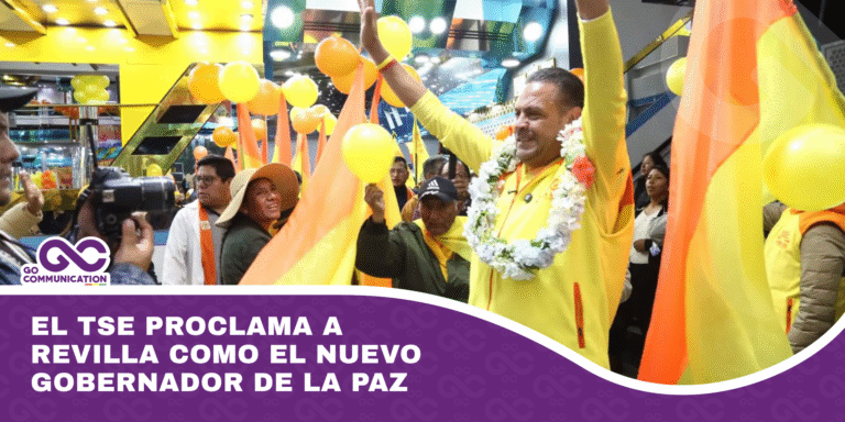 el TSE proclama a Revilla como el nuevo gobernador de La Paz