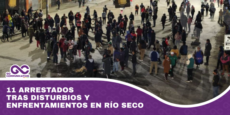 11 arrestados tras disturbios y enfrentamientos en Río Seco