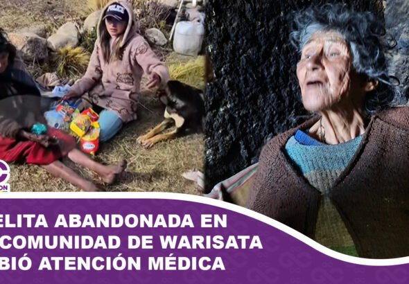 Abuelita abandonada en una comunidad de Warisata recibió atención médica