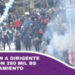 Aprehenden a dirigente hallado con 280 mil Bs en un alojamiento