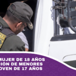 Arrestan a mujer de 18 años por corrupción de menores contra un joven de 17 años