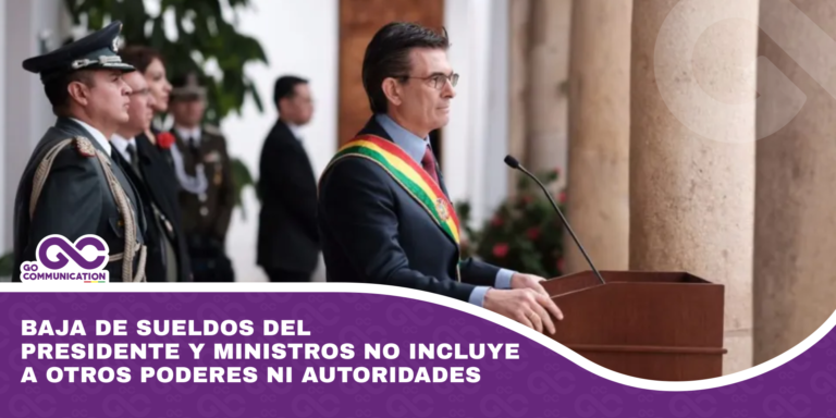 Baja de sueldos del presidente y ministros no incluye a otros poderes ni autoridades