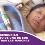 Bartolinas denuncian fallecimiento de una de sus dirigentes tras las marchas