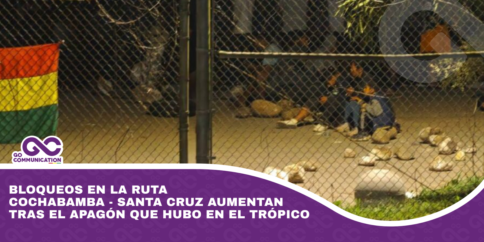 Bloqueos en la ruta Cochabamba - Santa Cruz aumentan tras el apagón que hubo en el trópico