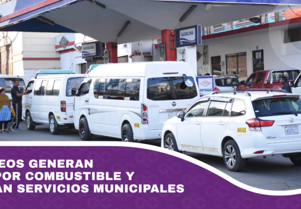 Bloqueos generan filas por combustible y afectan servicios municipales
