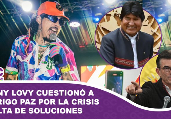 Bonny Lovy cuestionó a Rodrigo Paz por la crisis y falta de soluciones