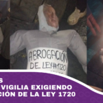 Campesinos mantienen vigilia exigiendo la abrogación de la Ley 1720