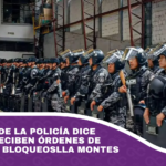Comandante de la policía dice que aún no reciben órdenes de despejar los bloqueos