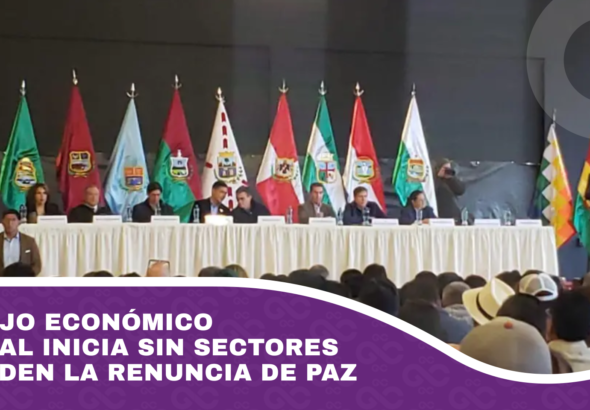 Consejo Económico y Social inicia sin sectores que piden la renuncia de Paz