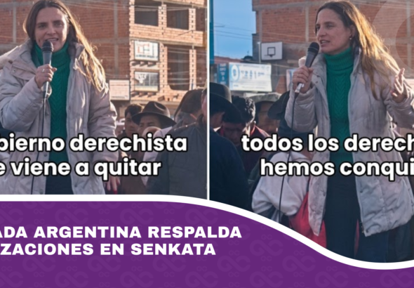 Diputada argentina respalda movilizaciones en Senkata