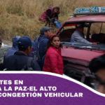 Dos accidentes en la autopista La Paz-El Alto generaron congestión vehicular