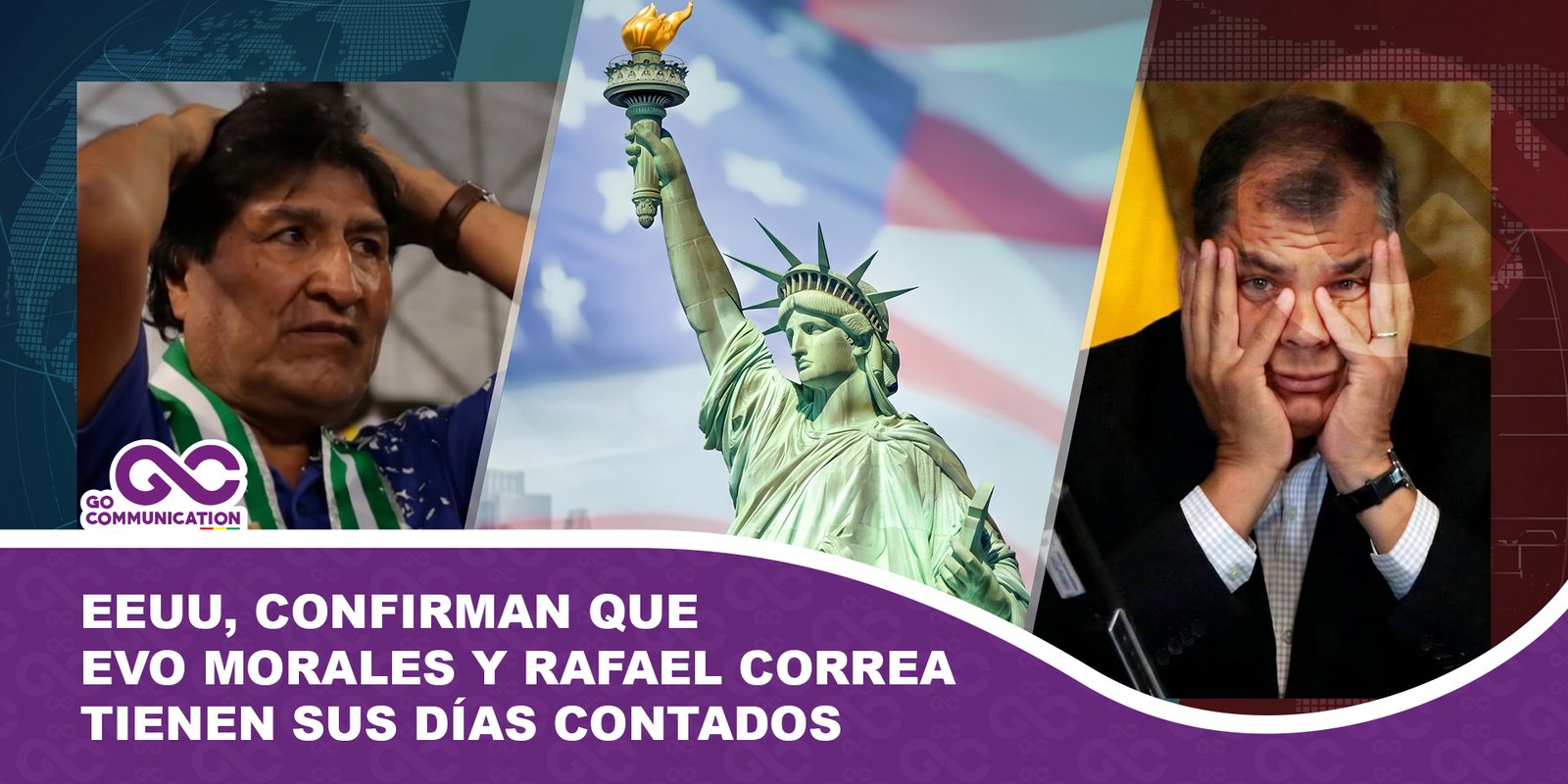 EEUU, confirman que Evo Morales y Rafael Correa tienen sus días contados