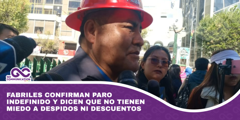 Fabriles confirman paro indefinido y dicen que no tienen miedo a despidos ni descuentos