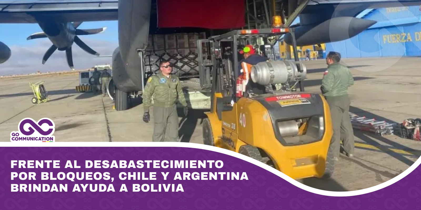 Frente al desabastecimiento por bloqueos, Chile y Argentina brindan ayuda a Bolivia
